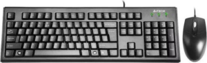 Zestaw klawiatura + mysz membranowa A4 TECH KRS-8372 A4TKLA43775 (USB 2.0; (US); kolor czarny; optyczna)