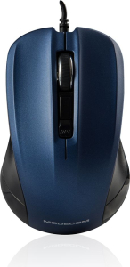 Mysz MODECOM M9.1 M-MC-00M9.1-140 (optyczna; 1600 DPI; kolor niebieski)