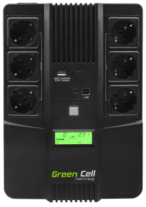 GREEN CELL ZASILACZ AWARYJNY UPS07 AIO 800VA 480W