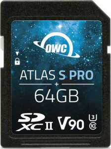 OWC ATLAS S PRO SDXC 64GB 290/276MB/S UHS-II V90 1830TBW OWCSDV90P0064