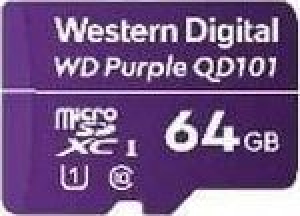 Karta pamięci WD Purple microSDXC WDD064G1P0C (64GB; Class 10  Class U1)