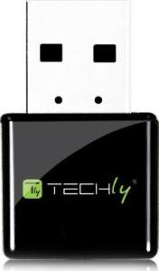 Karta sieciowa - Techly 109245 Mini bezprzewodowa karta sieciowa USB Wi-Fi 300N 2.4GHz_