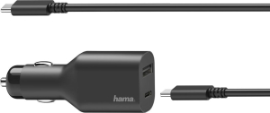 Hama Zasilacz samochodowy do notebooka USB-C 5-20V/70W