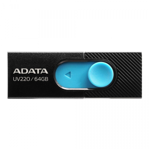 ADATA UV220 64GB USB 2.0 czarno-niebieski