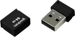 GOODRAM FLASHDRIVE PICCOLO 64GB UPI2 BLACK USB 2.0