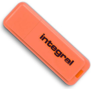 Integral FlashDrive NEON orange 32GB