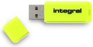 Integral FlashDrive NEON yellow 32GB
