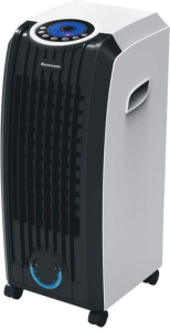 Klimator przenośny Ravanson KR-7010 (60W; 3 prędkości pracy  Lampka kontrolna  Możliwość użycia wkładów chłodniczych ICE BOX  Przepływ powietrza 500 m3/h)