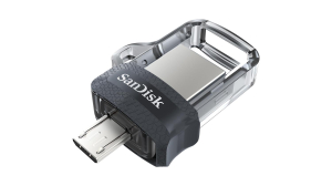 Pendrive SanDisk ULTRA SDDD3-128G-G46 (128GB; microUSB  USB 3.0; kolor szary)