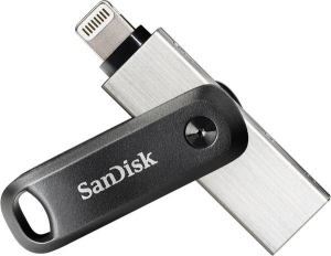 Pendrive SanDisk iXpand GO SDIX60N-128G-GN6NE (128GB; Lightning  USB 3.0; kolor srebrny)
