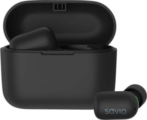 Słuchawki - Savio TWS-09 czarne