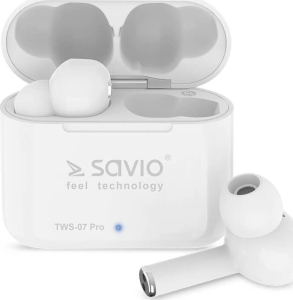 Słuchawki - Savio TWS-07 Pro Białe