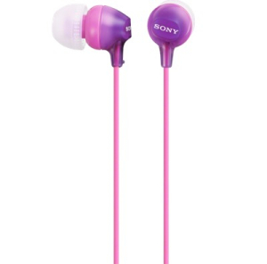 Słuchawki - Sony MDR-EX15AP Różowa