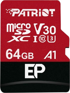 Karta Patriot Memory EP Pro PEF64GEP31MCX (64GB; Class 10  Class U3)