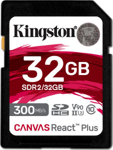 Kingston SDHC Canvas React Plus 32GB 300R/260W UHS-II U3