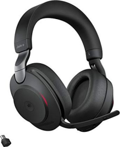 Słuchawki - Słuchawki bezprzewodowe Jabra Evolve 2 85 MS Stereo Stand Black - 28599-999-889