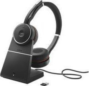 Słuchawki - Słuchawki bezprzewodowe Jabra Evolve 75 SE USB-A MS Stereo Stand - 7599-842-199