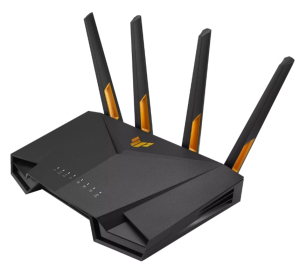 ASUS TUF Gaming AX4200 wireless router 2 5 Gigabit Ethernet Dual-band (2.4 GHz / 5 GHz) Black  Orange