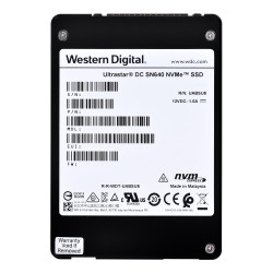 Dysk SSD Western Digital Ultrastar DC SN640 WUS4CB080D7P3E3 (800 GB; U.2; PCIe NVMe 3.0 x4)'