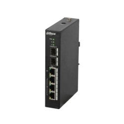 Switch DAHUA PFS4206-4P-120 (1x 10/100/1000Mbps  3x 10/100Mbps)'