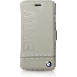BMW Book Cover do iPhone 6 beżowy (BMFLBKP6LLST)'