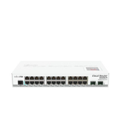 Switch MikroTik CRS226-24G-2S+IN (24x 10/100/1000Mbps)'