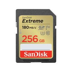 SANDISK EXTREME SDXC 256GB 180/130 MB/s A2'