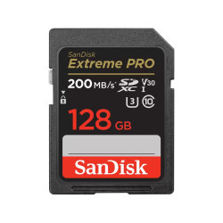 SANDISK EXTREME PRO SDXC 128GB 200/90 MB/s A2'