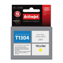 Tusz Activejet AE-1304N (zamiennik Epson T1304; Supreme; 18 ml; żółty)'