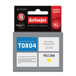 Tusz Activejet AE-804N (zamiennik Epson T0804; Supreme; 13.5 ml; żółty)'