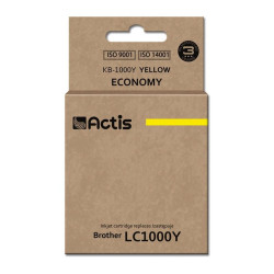 Tusz ACTIS KB-1000Y (zamiennik Brother LC1000Y/LC970Y; Standard; 36 ml; żółty)'