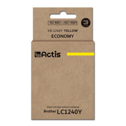 Tusz ACTIS KB-1240Y (zamiennik Brother LC1240Y/LC1220Y; Standard; 19 ml; żółty)'