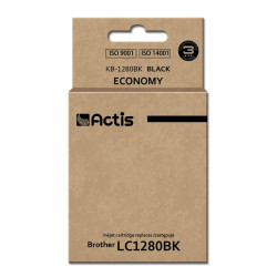 Tusz ACTIS KB-1280Bk (zamiennik Brother LC1280BK; Standard; 60 ml; czarny)'
