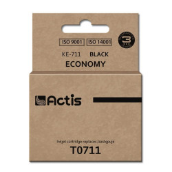 Tusz ACTIS KE-711 (zamiennik Epson T0711  T0891  T1001; Standard; 15 ml; czarny)'