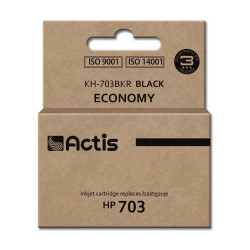 Tusz ACTIS KH-703BKR (zamiennik HP 703 CD887AE; Standard; 15 ml; czarny)'