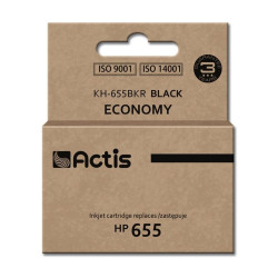 Tusz ACTIS KH-655BKR (zamiennik HP 655 CZ109AE; Standard; 20 ml; czarny)'