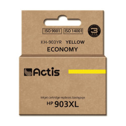Tusz Actis KH-903YR (zamiennik HP 903XL T6M11AE; Standard; 12ml; żółty) - Nowy Chip'