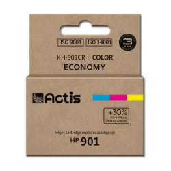 Tusz ACTIS KH-901CR (zamiennik HP 901 CC656AE; Standard; 18 ml; kolor)'