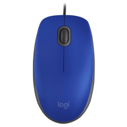 Mysz przewodowa Logitech M110 Silent optyczna niebieska 910-005488'