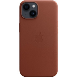 Apple iPhone 14 Leather Case with MagSafe umber'