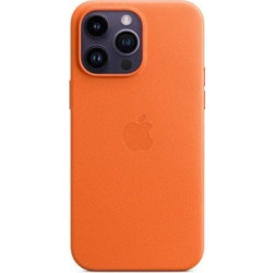 Apple iPhone 14 Pro Max Leather Case with MagSafe orange'
