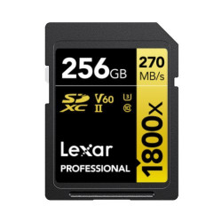 Lexar SDXC 256GB Professional 1800x UHS-II U3 ( 180/270 MB/s )'