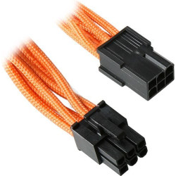 BitFenix 6-Pin PCIe przedłużacz 45cm - sleeved - pomarańczowo czarny'