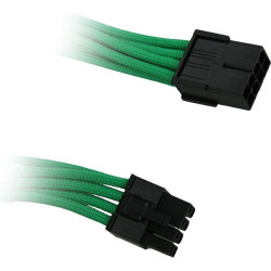 BitFenix 8-Pin PCIe przedłużacz 45cm - sleeved - zielono czarny'