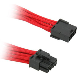 BitFenix 8-Pin PCIe przedłużacz 45cm - sleeved - czerwono czarny'