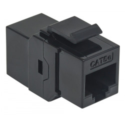 Intellinet 504775 Adapter/łącznik Keystone Cat5e UTP, czarny'