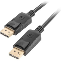 Kabel Lanberg  CA-DPDP-10CC-0018-BK (DisplayPort Męski - DisplayPort Męski; 1 8m; czarny)'