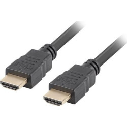 Kabel Lanberg CCS CA-HDMI-11CC-0010-BK (HDMI M - HDMI M; 1m; kolor czarny)'