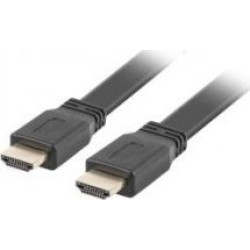 Kabel Lanberg CA-HDMI-21CU-0005-BK (HDMI M - HDMI M; 0 50m; kolor czarny)'
