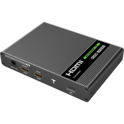Techly 361629 KVM Extender HDMI/USB po skrętce Cat6A/7, 4K 60Hz, do 70m'